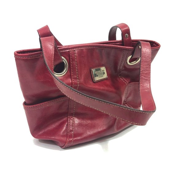 Relic Handbags - EUC Vintage Relic Burgundy Faux Leather Shoulder B